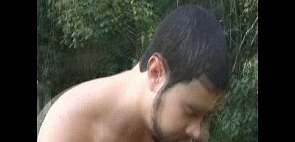  Beefy Gay Hardcore Anal Fucking In The Forest